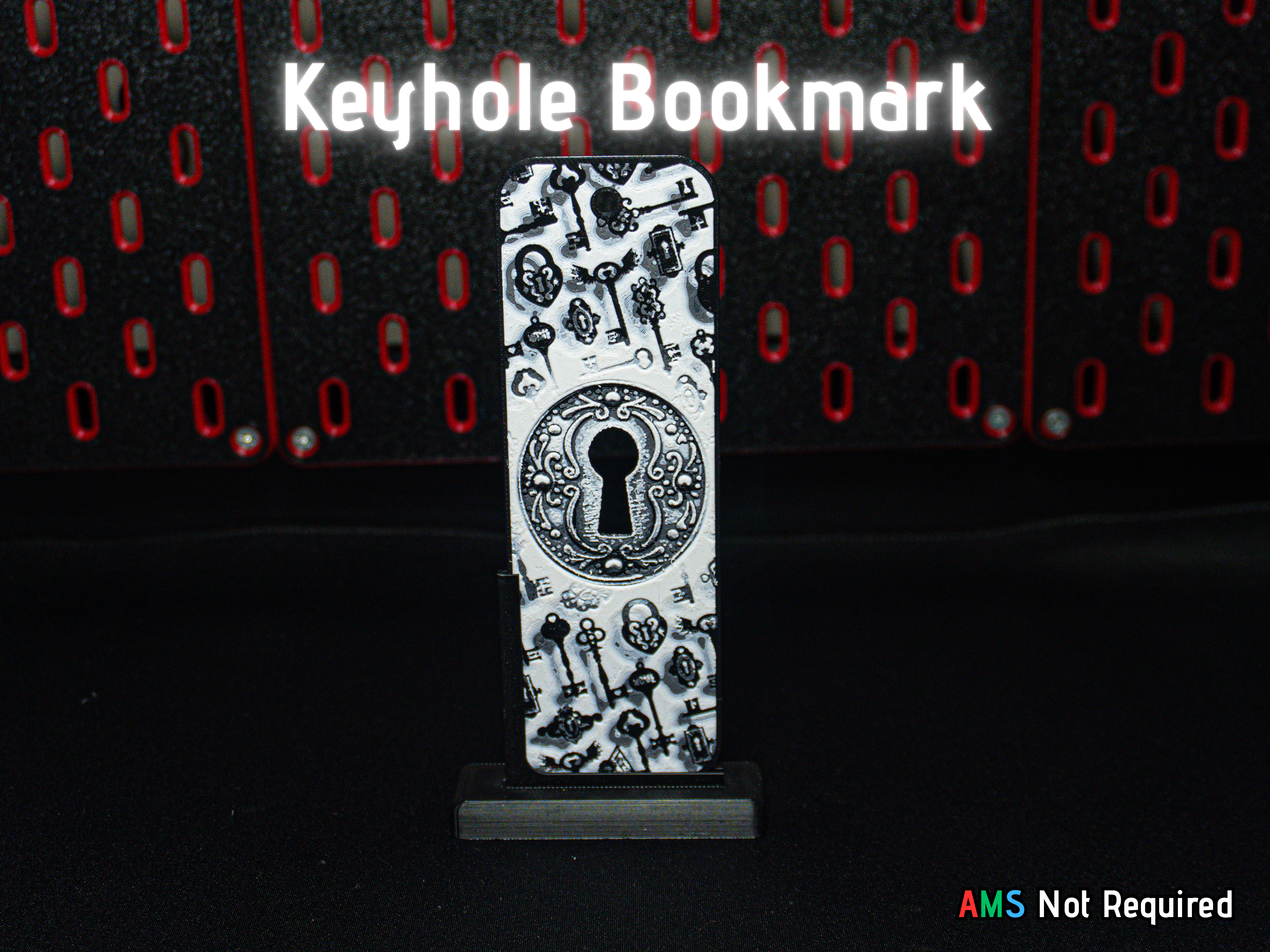 Keyhole Bookmark - Hueforge