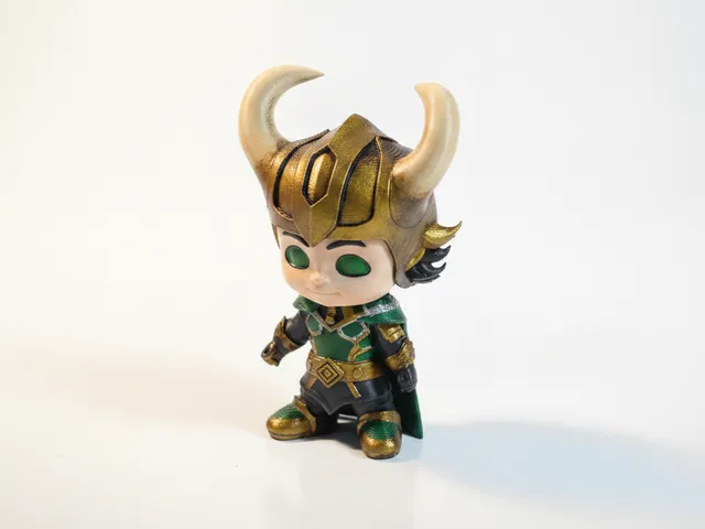 Chibi Loki Figurine Norse Mythology 3D Printable
