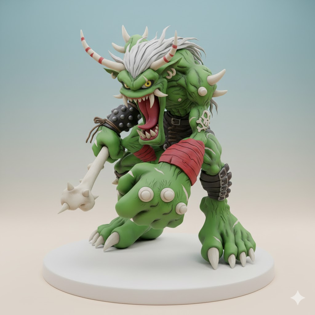 Orgemon Digimon Creature Model