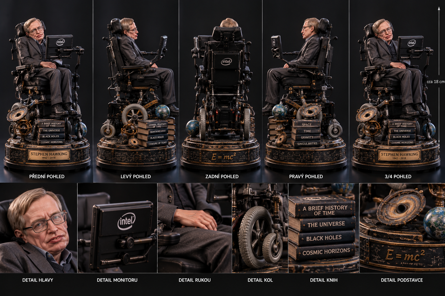 Stephin Model Stephen Hawking — STL Grátis | 3DFinder