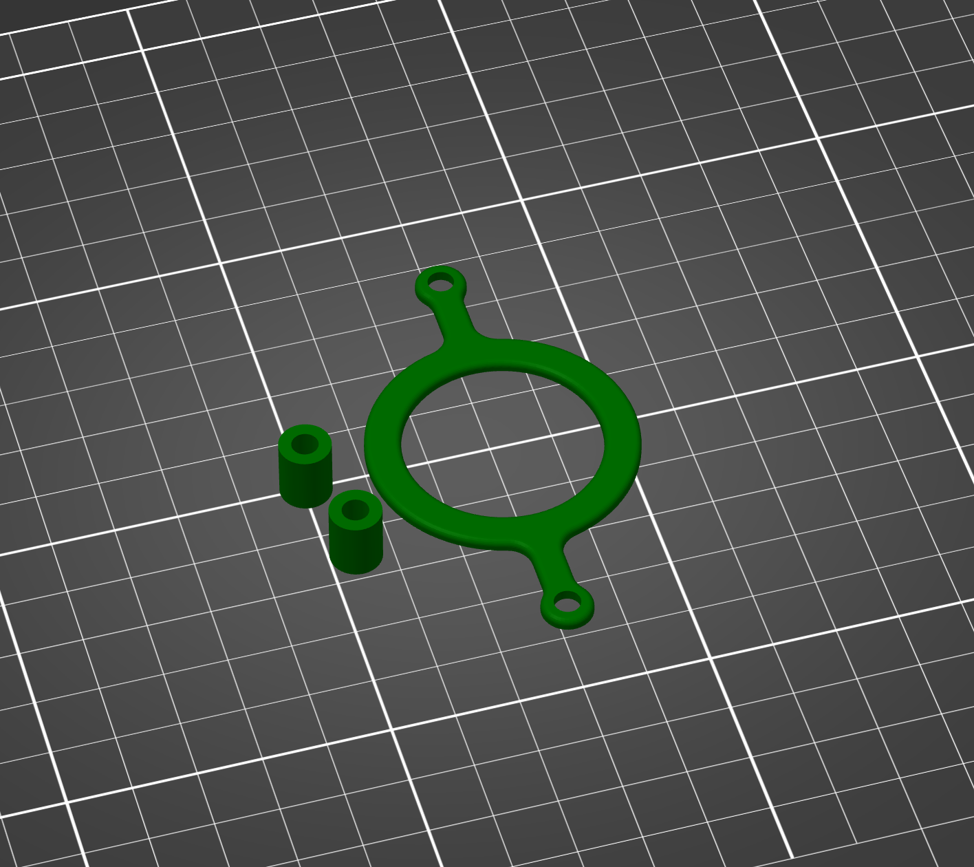 Exciter (Exciters / Body Speaker) Mount with Spacers