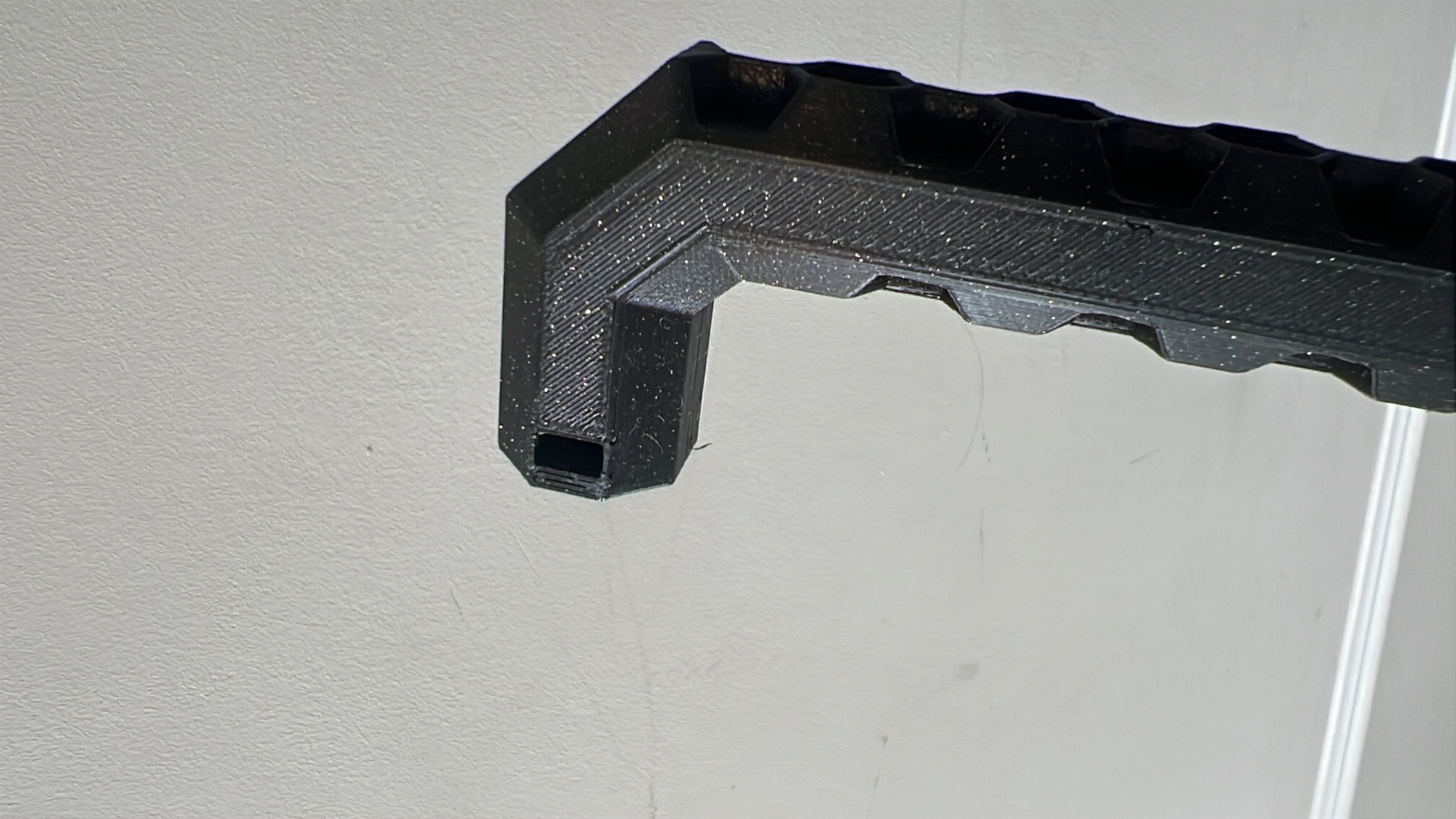 Hex Pattern Handle (nut holding) 3D model