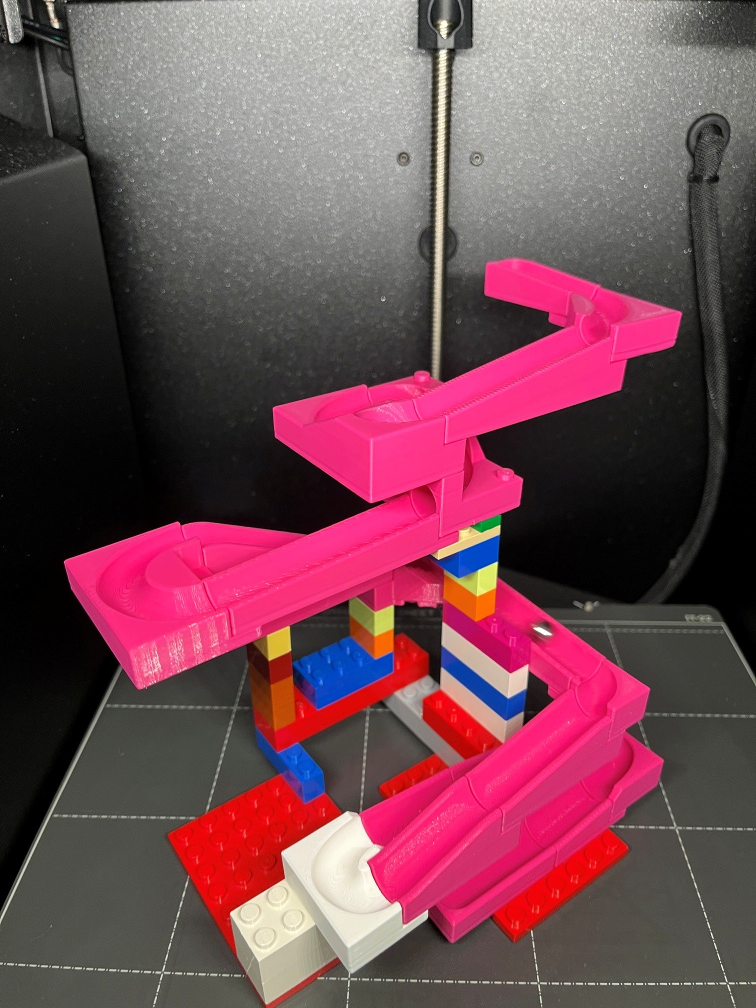 Modular marbletrack Lego compatible