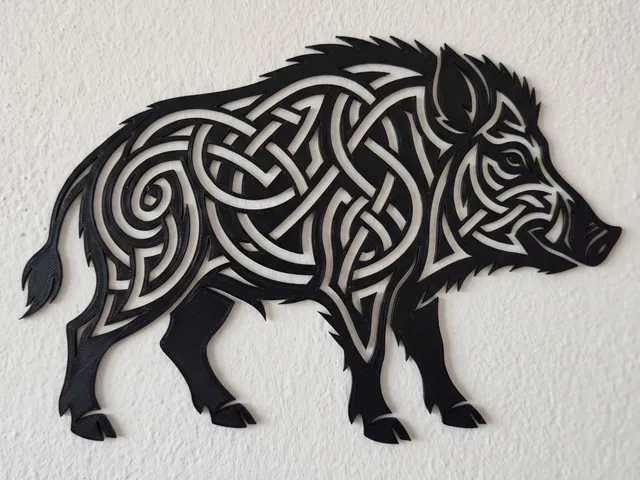 Celtic Boar - wall art