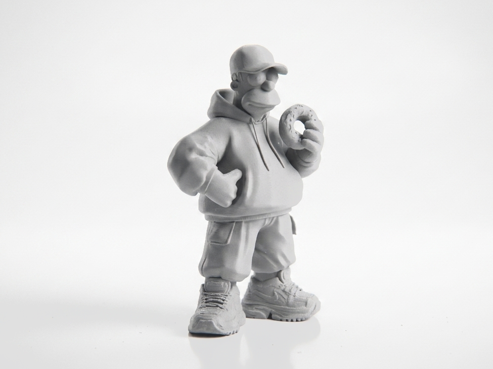 Homer Simpson Figurine Cartoons Animation 3D Printable