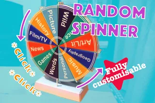 Customisable Wheel of Fortune Random Spinner with Swappable Segments [MMU/Non-MMU]