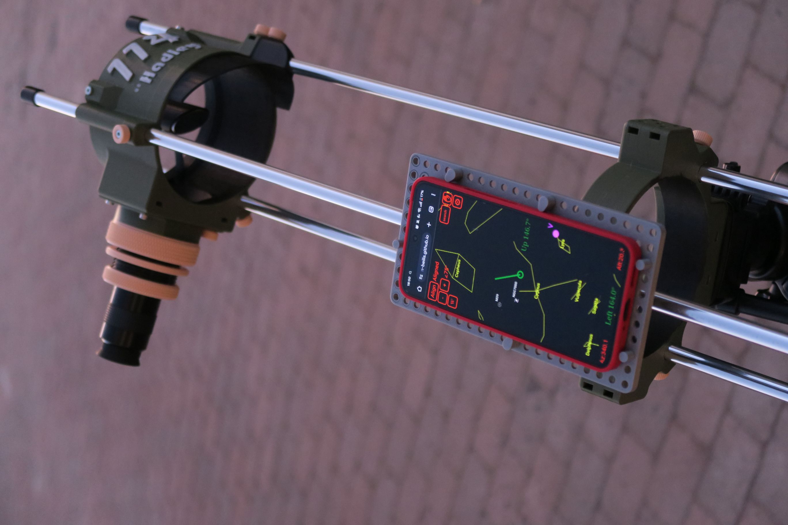 AstroHopper mount for the Hadley Telescope