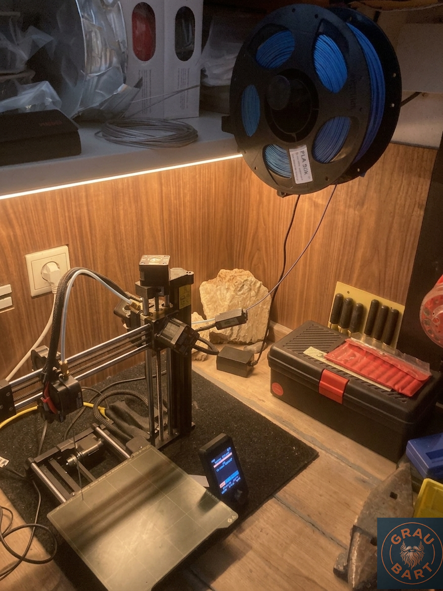 Prusa MK3, MK3, MINI Spool Holder Wall / Shelf Mount