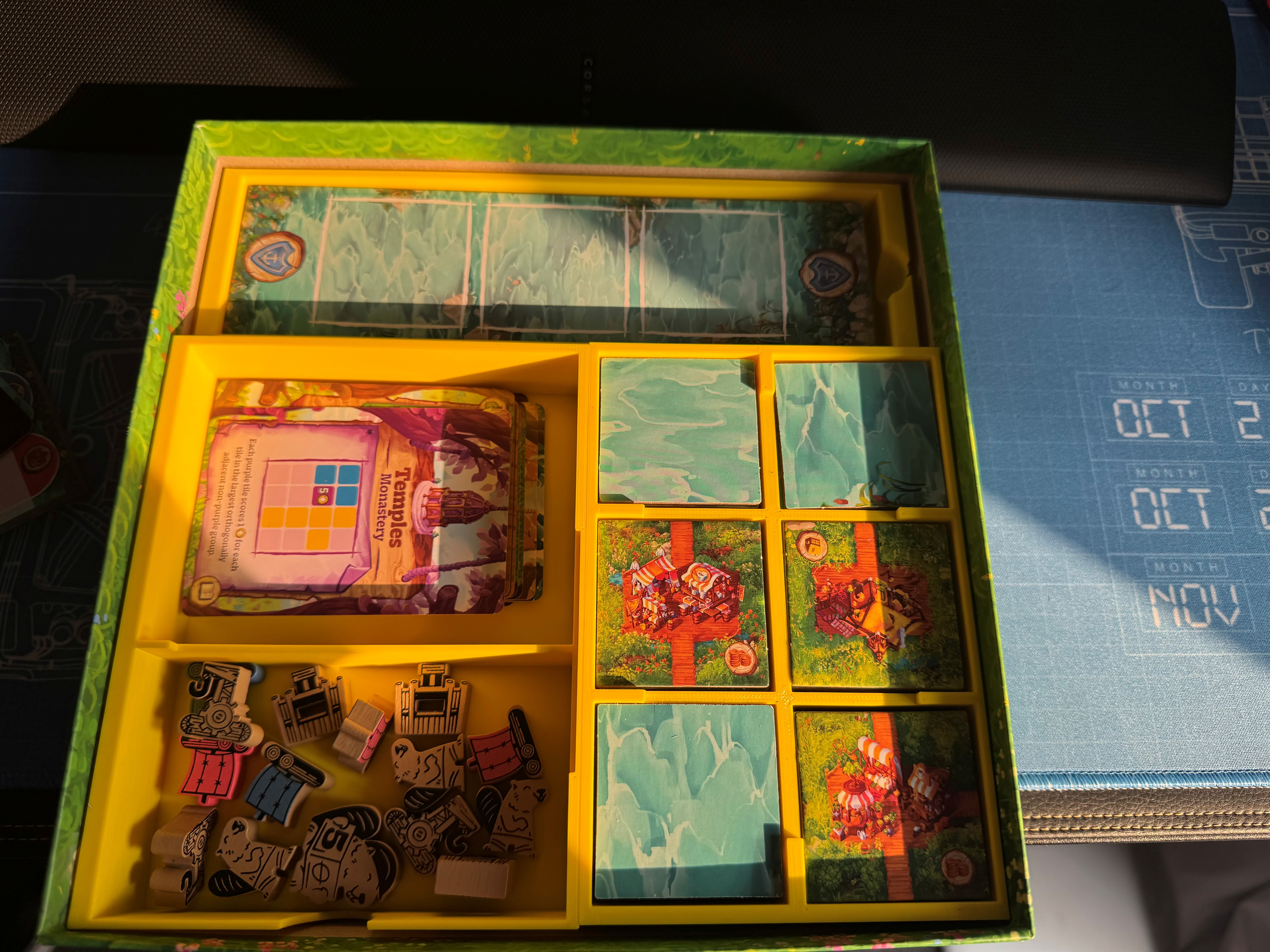 Timber Town board game insert