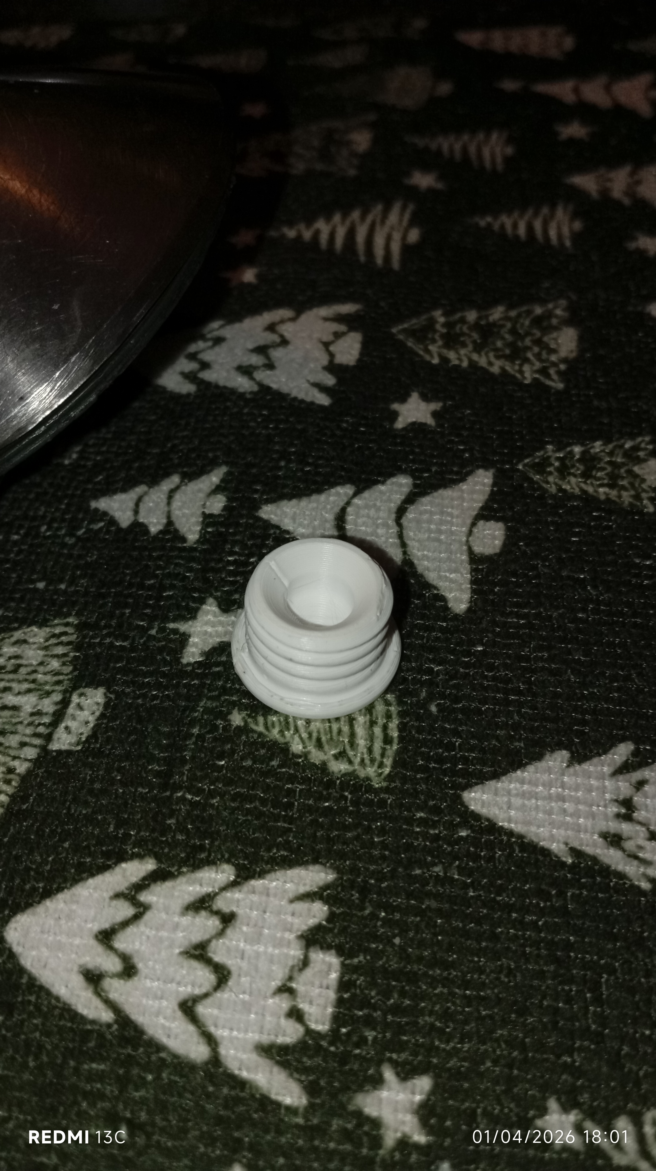 Temporary sealing plug for the fuel tank filler neck.