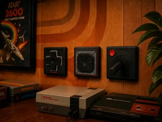 Retro Gaming Light Switch Covers – 3-Pack