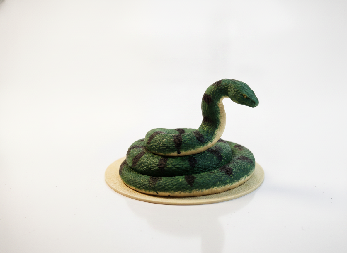 Constrictor Snake Coiled