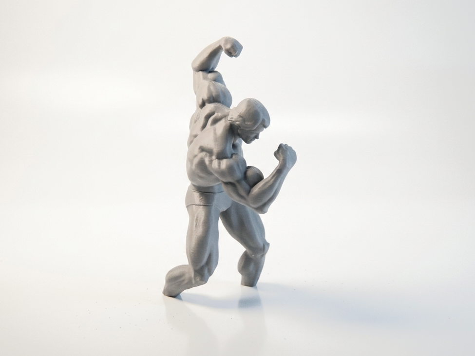 Muscle Man Bodybuilder Figurine Fitness 3D Printable