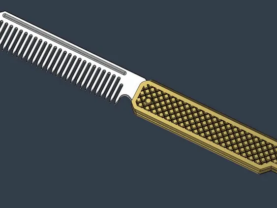 Switch Comb - with knurled handles.