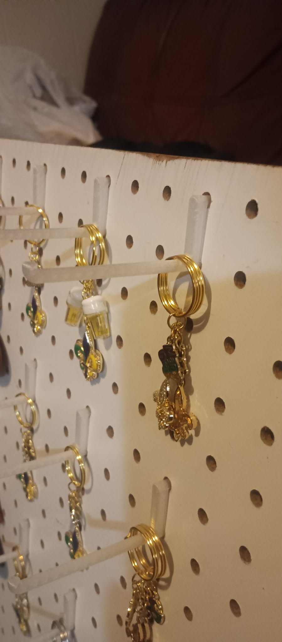 Peg board hook