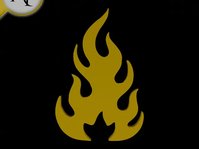 Simple Flame Symbol - 2D Art
