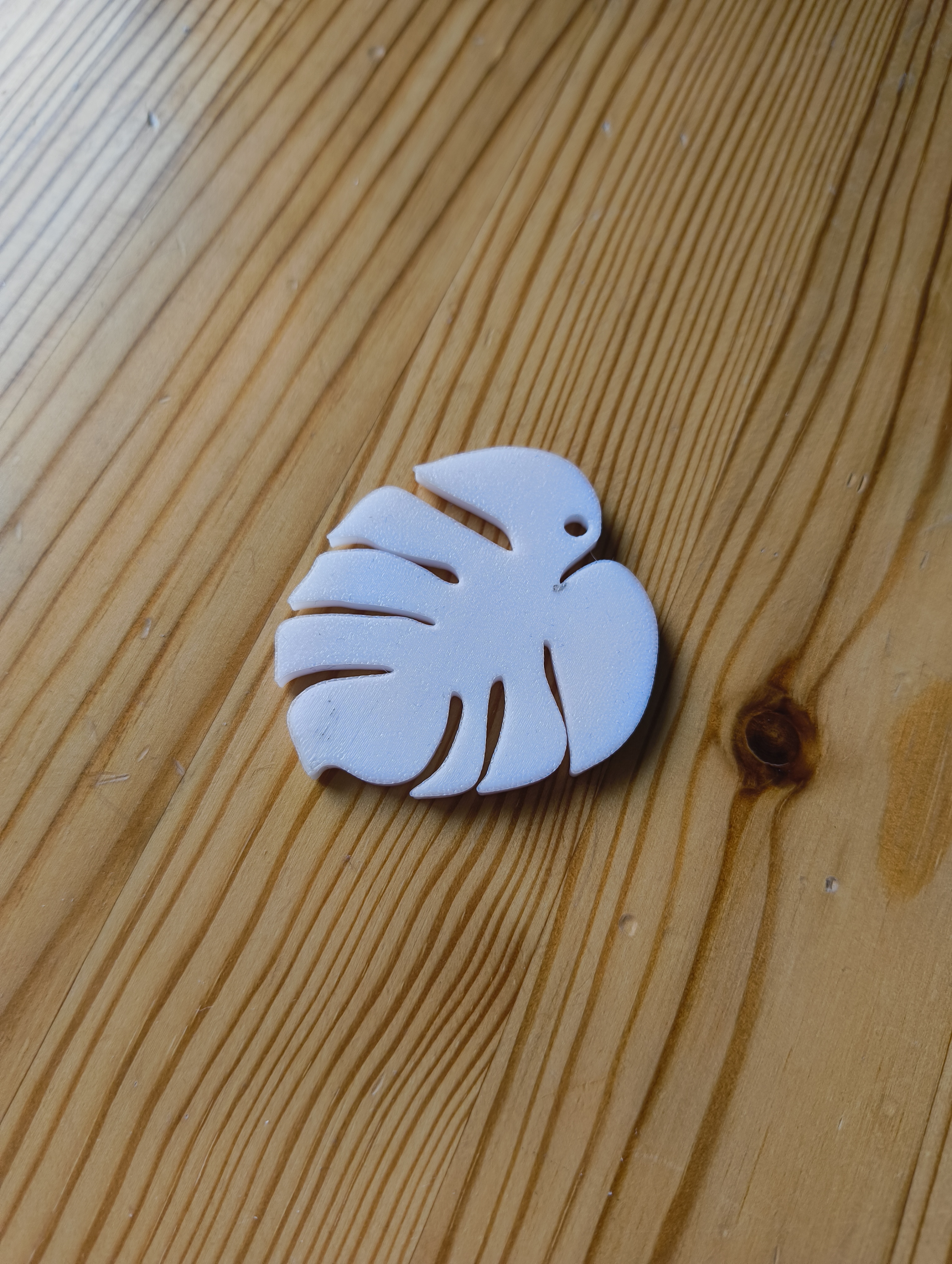 Miniatura 3 do modelo 3D Monstera leaf keychain