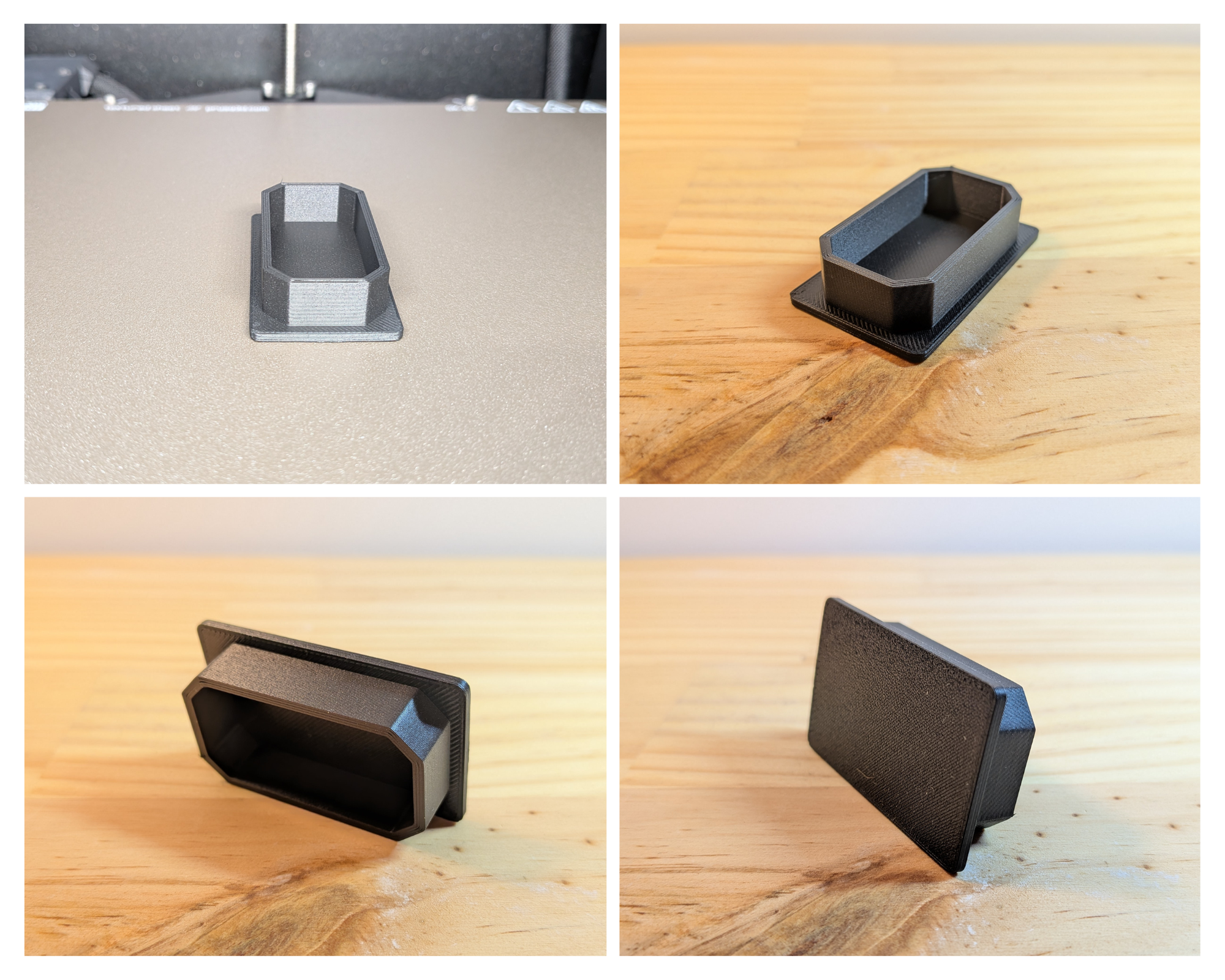 Miniatura 2 do modelo 3D Fully parametric end cap for square or rectangular tubes