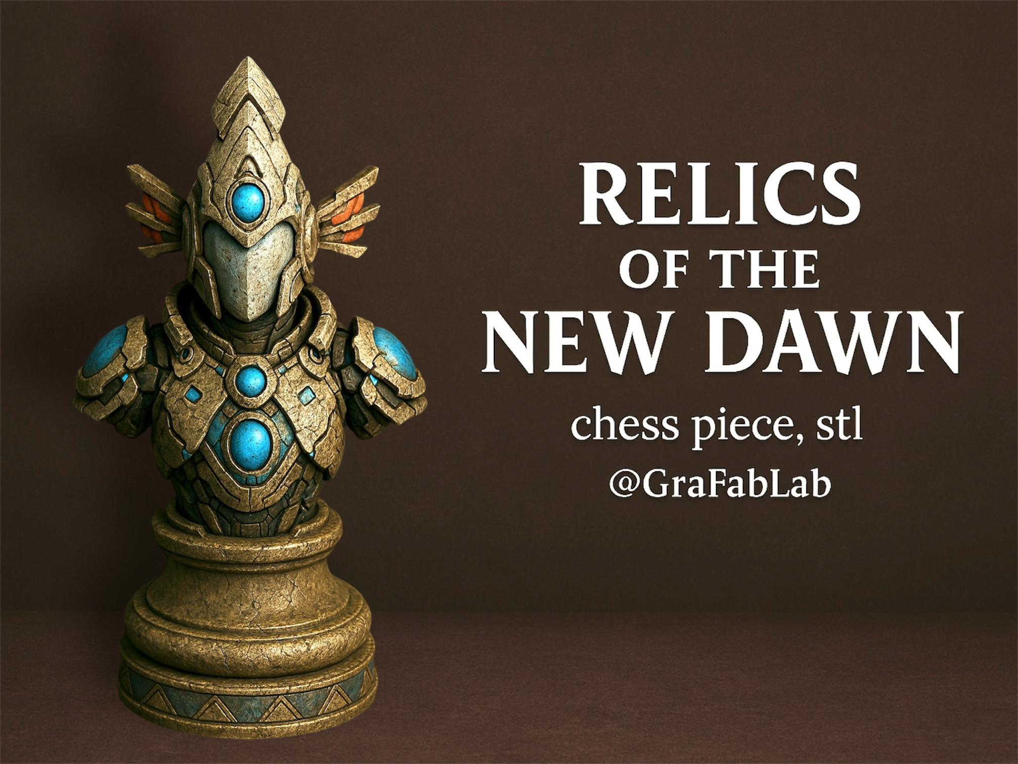 Relics of the New Dawn "Bishop" - chess piece