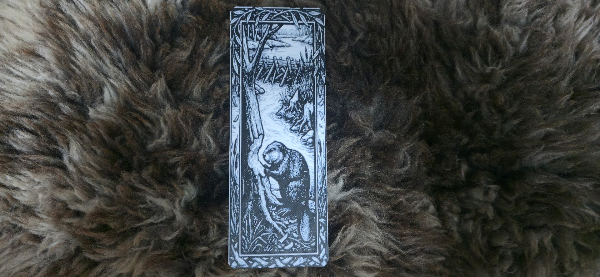 Busy Beaver River Wildlife Bookmark