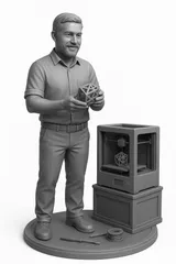 Printer and 3d printer