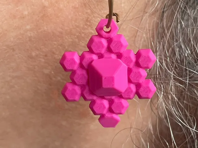 Hexagon Earrings