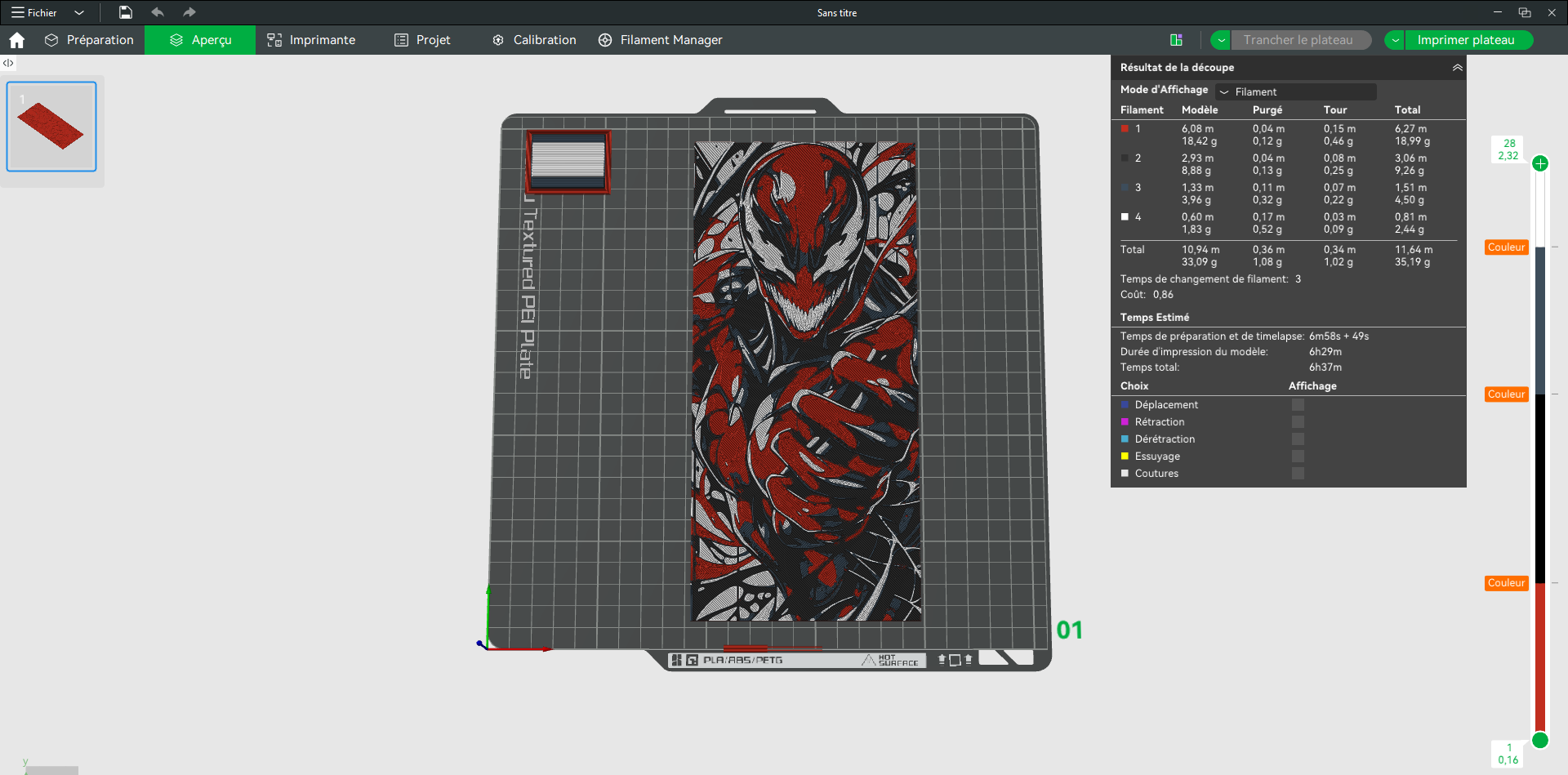 Miniatura 3 do modelo 3D Carnage