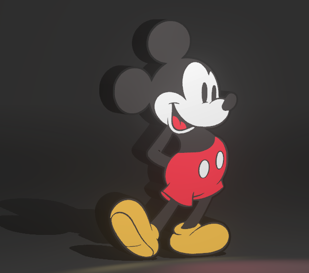 Mickey LED Lightbox | Multicolor 3D Printable 3MF