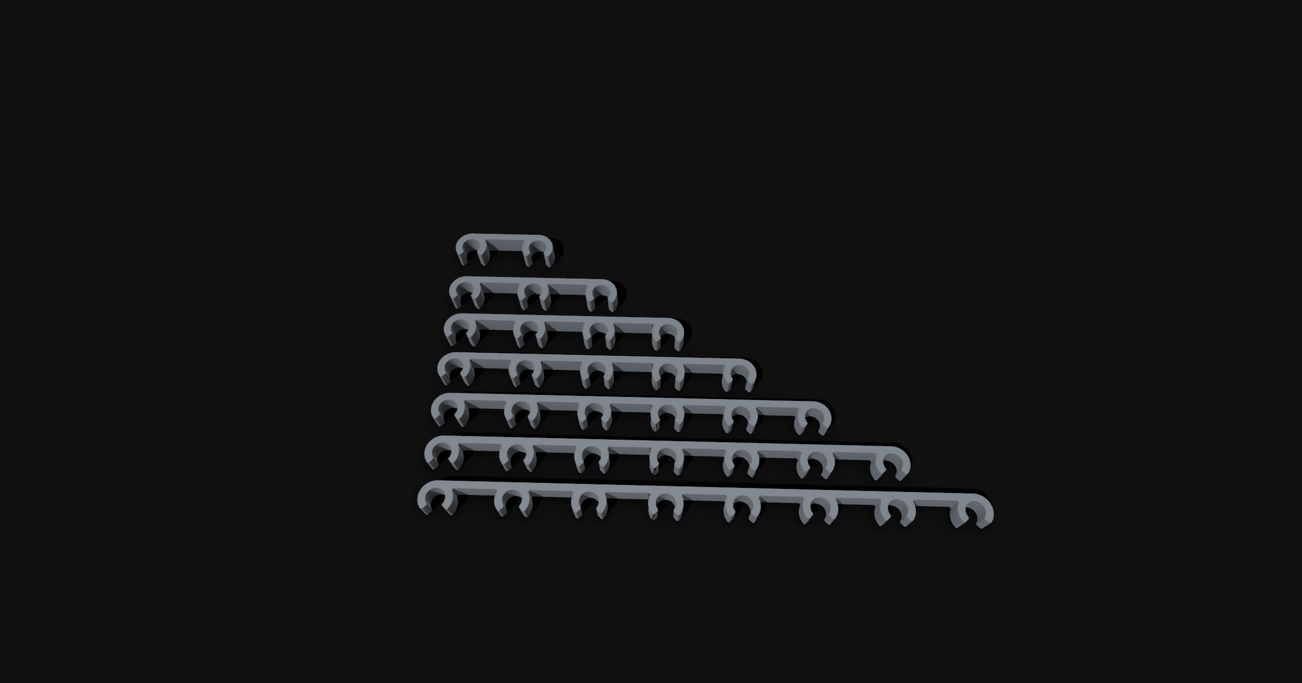 Spaced PTFE Tube Clip