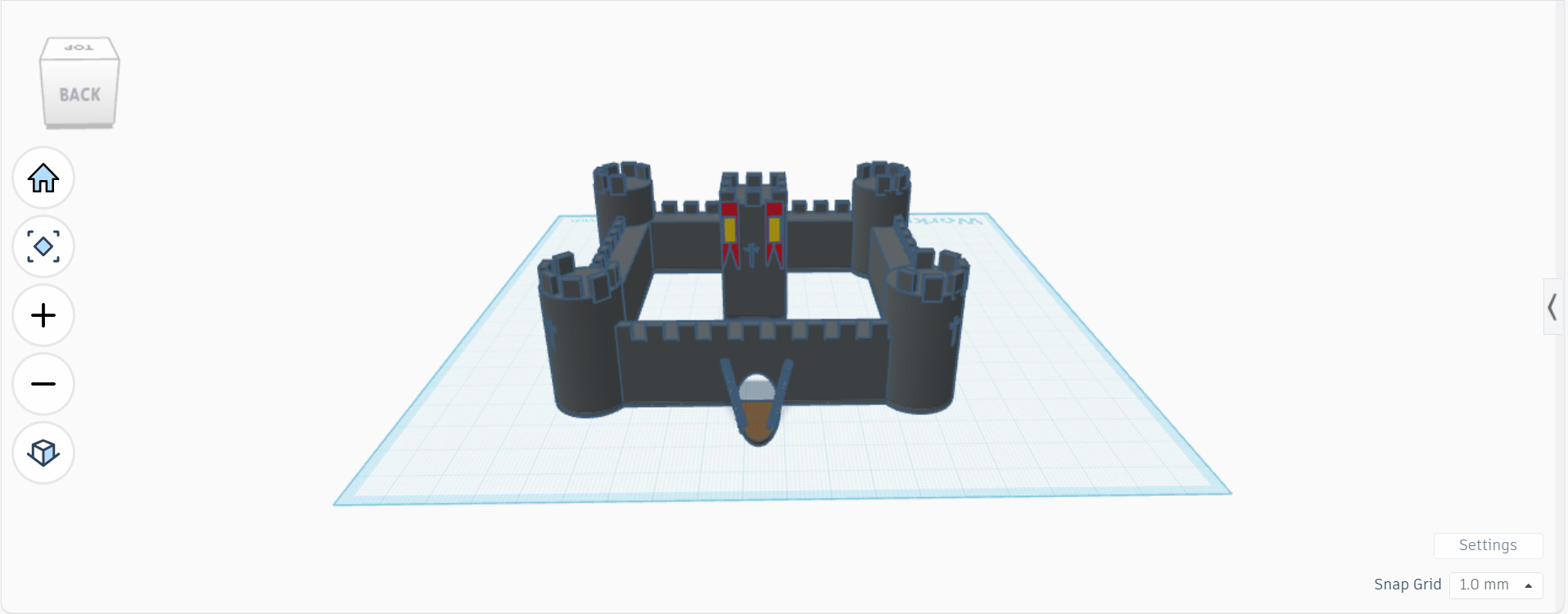 a simple castle
