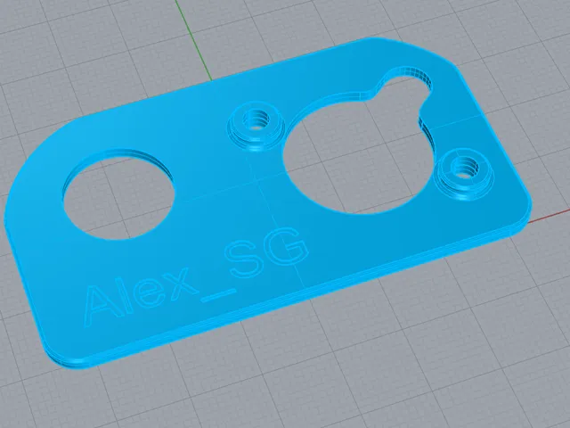 Fiido D3 Pro bike Power Plug repair plate