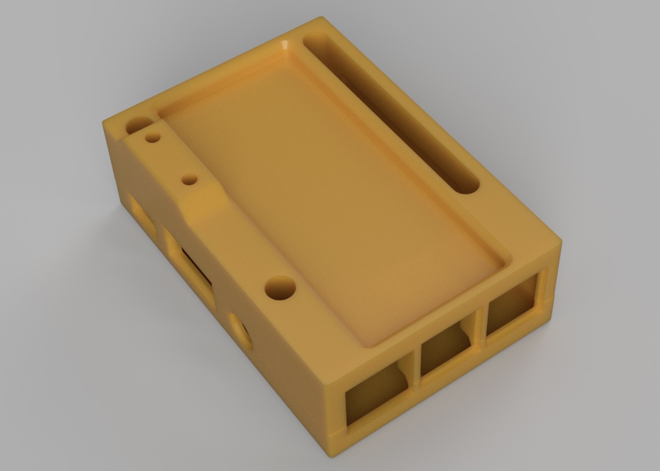 Raspberry Pi 3B Case with Breadboard Mount