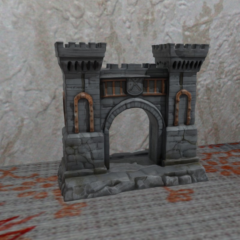 WW2 Historic Gate REMAGEN nosupport FDM Easyprint wargame Terrain
