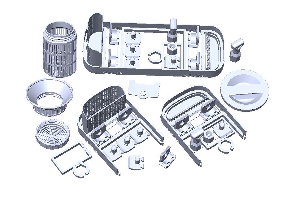 The Ultimate Cereal Container Filament Drybox - (un)Official Remix Nested Kit