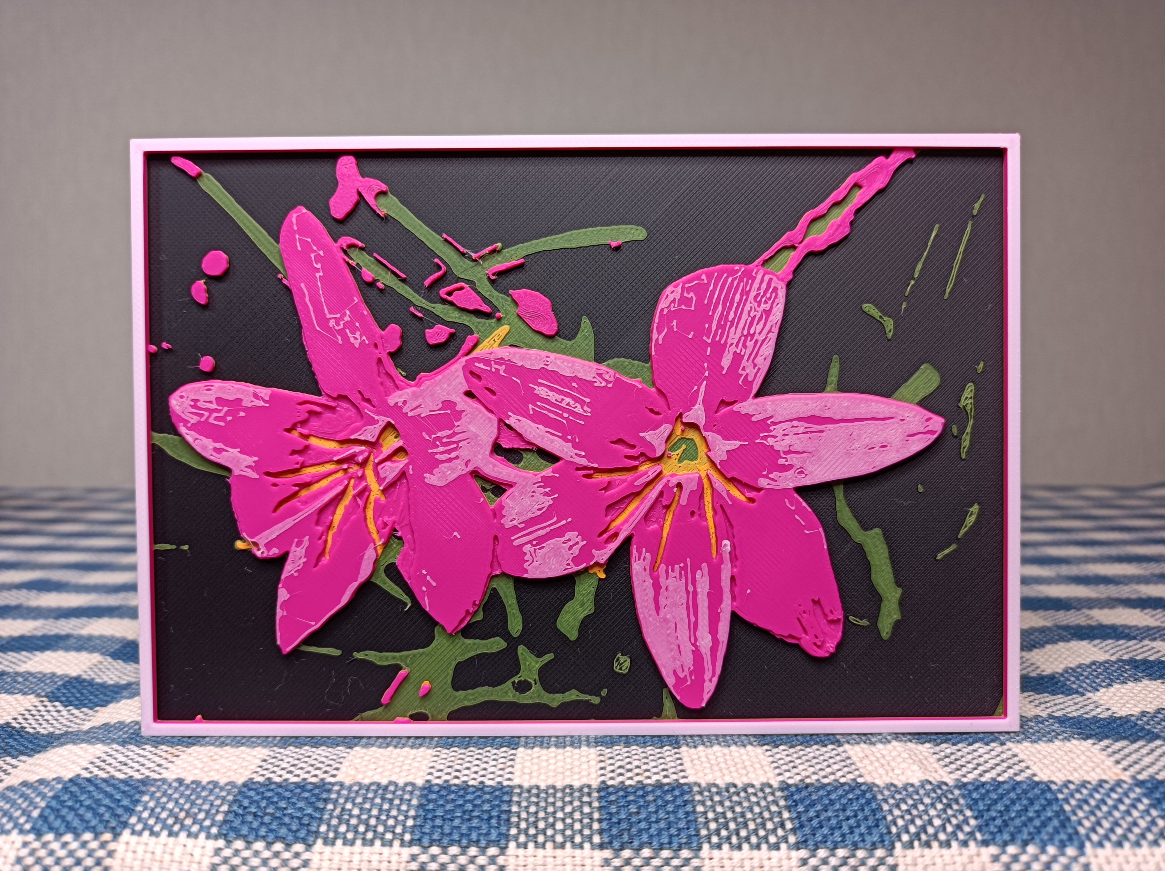 Lilium flower　HueForge