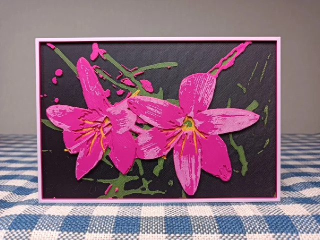 Lilium flower　HueForge