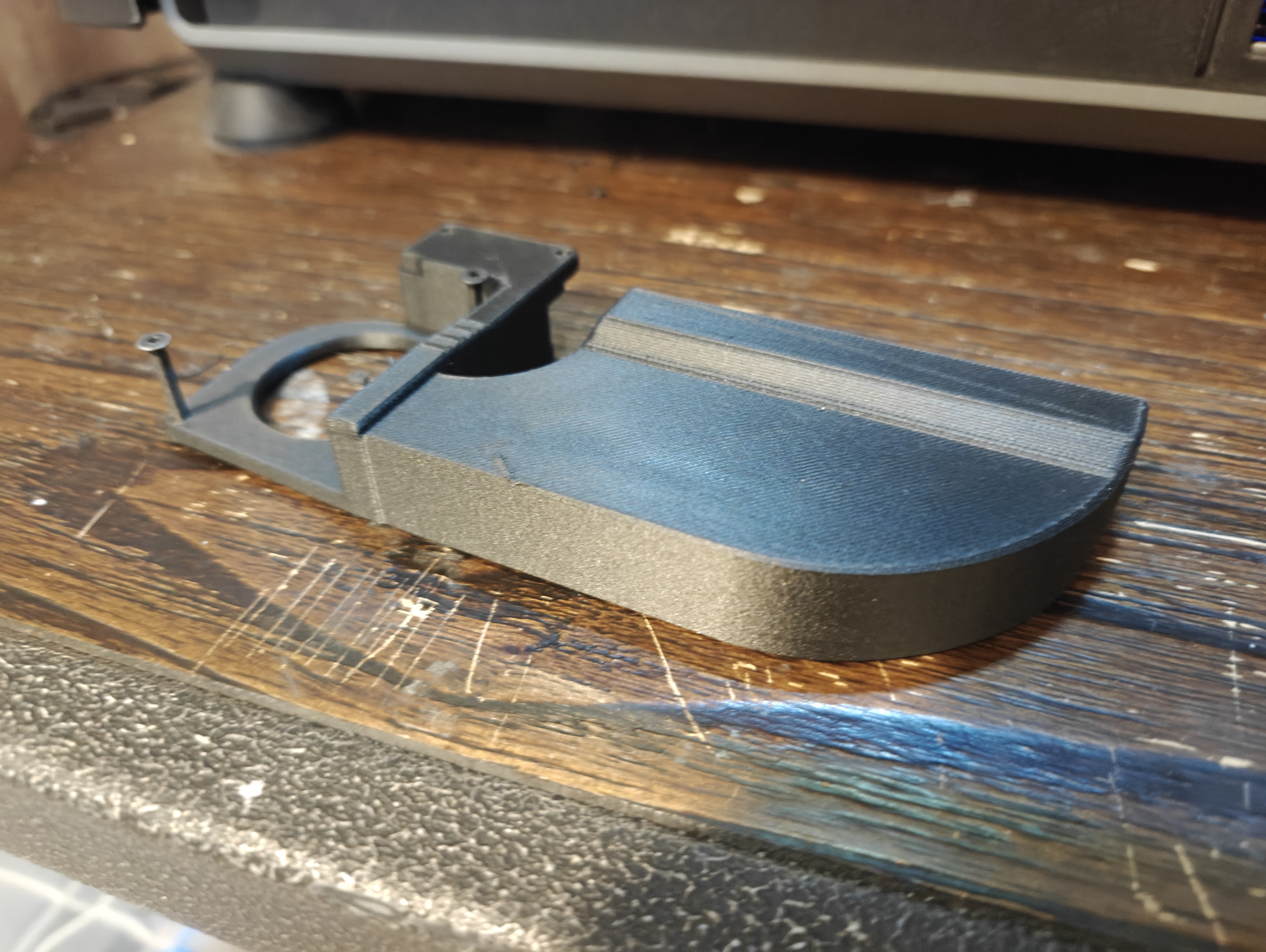 K1 Max Bed Fan Ducts (no logos) 3D model thumbnail