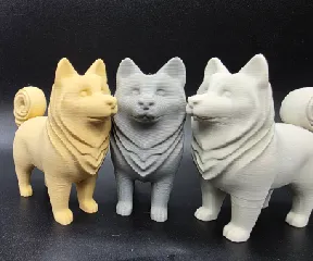Husky / Shiba Inu Figure