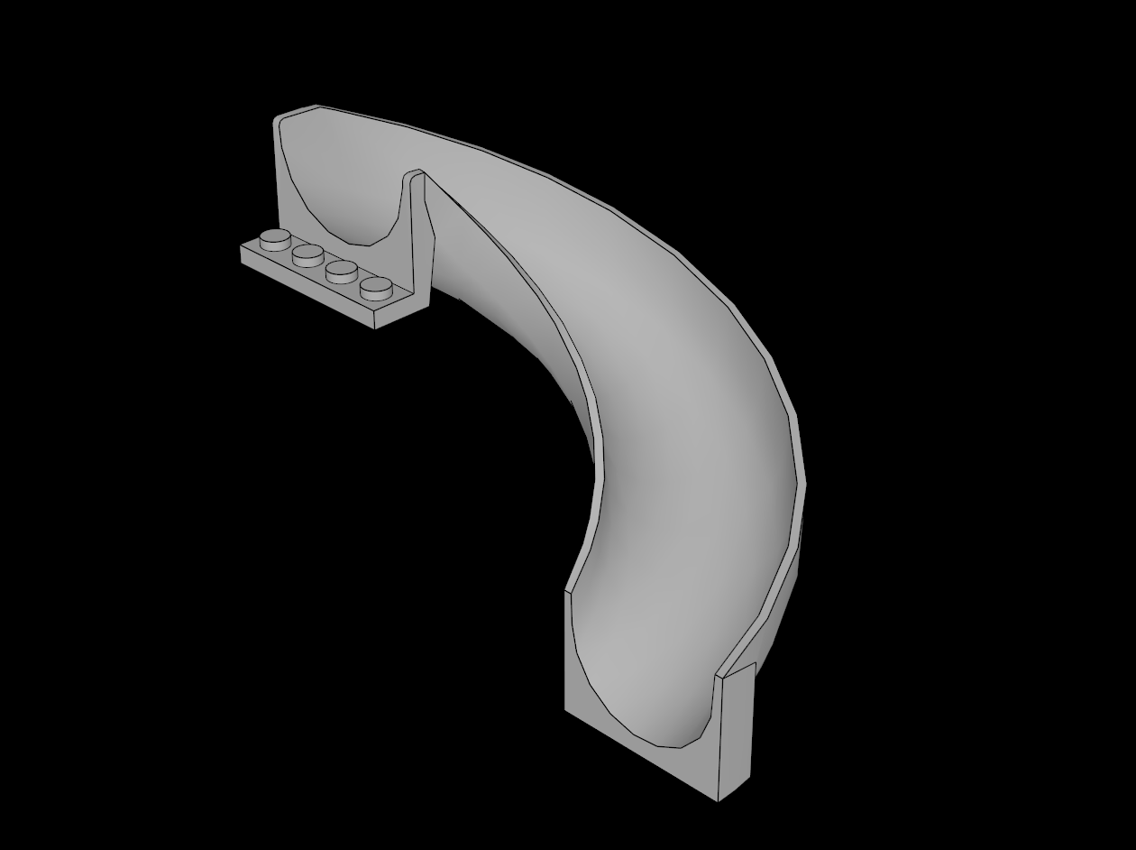 Lego Compatible (11267.dat) Slide  7 x 12 x  6.333 Half Turn
