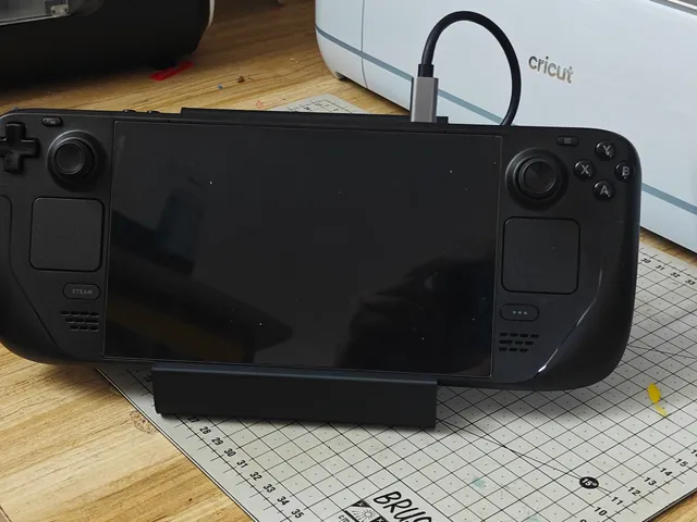 Steam Deck OLED Stand with slot for USB dongle/dock