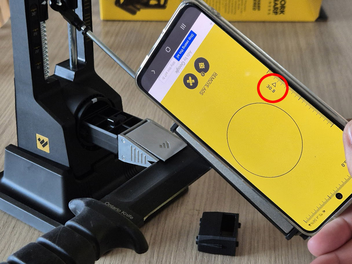 Work Sharp Elite Sharpener Adapter for 35° angle — miniatura 4