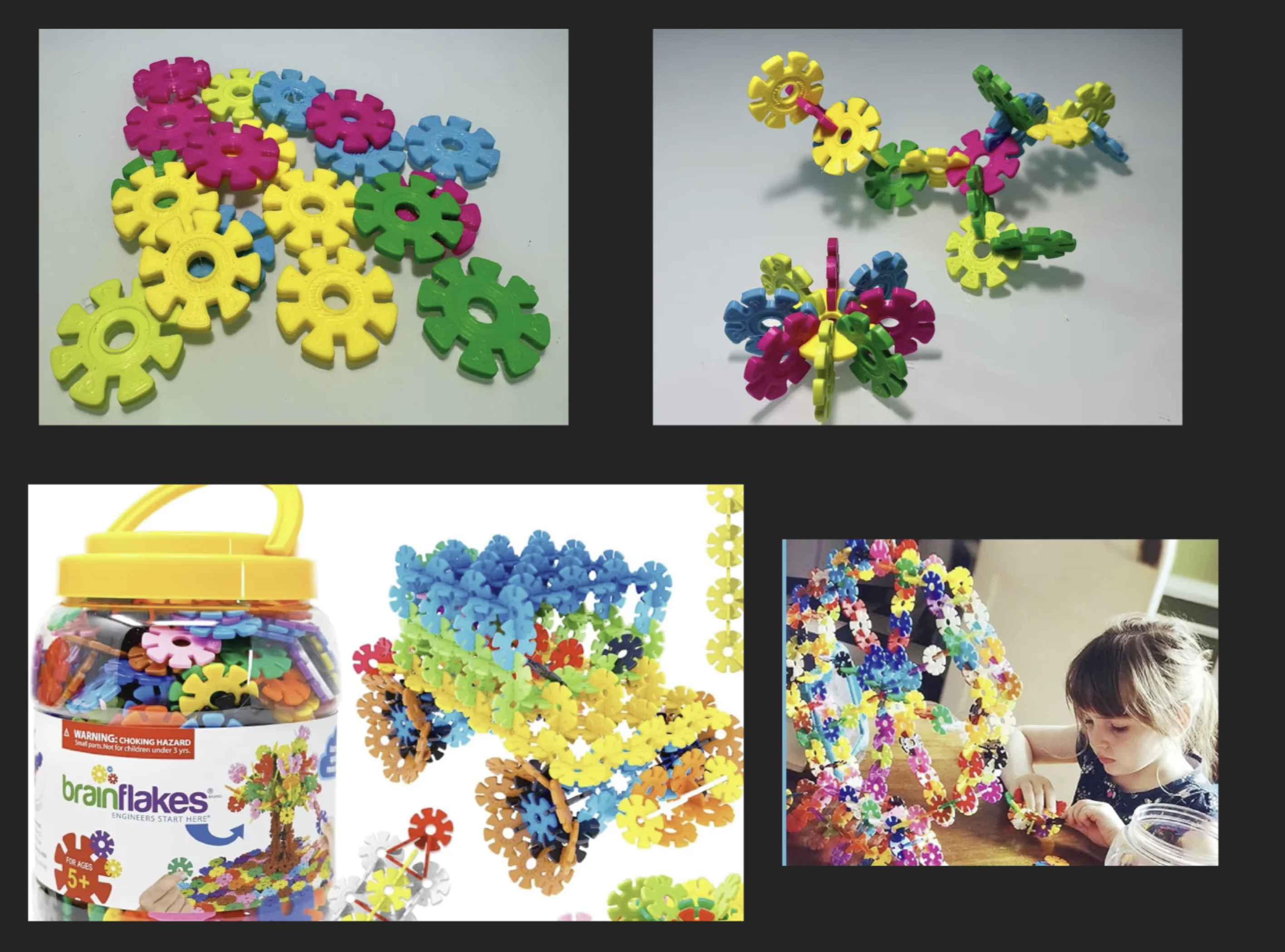Brain Flakes - Snowflakes - Steckblumen