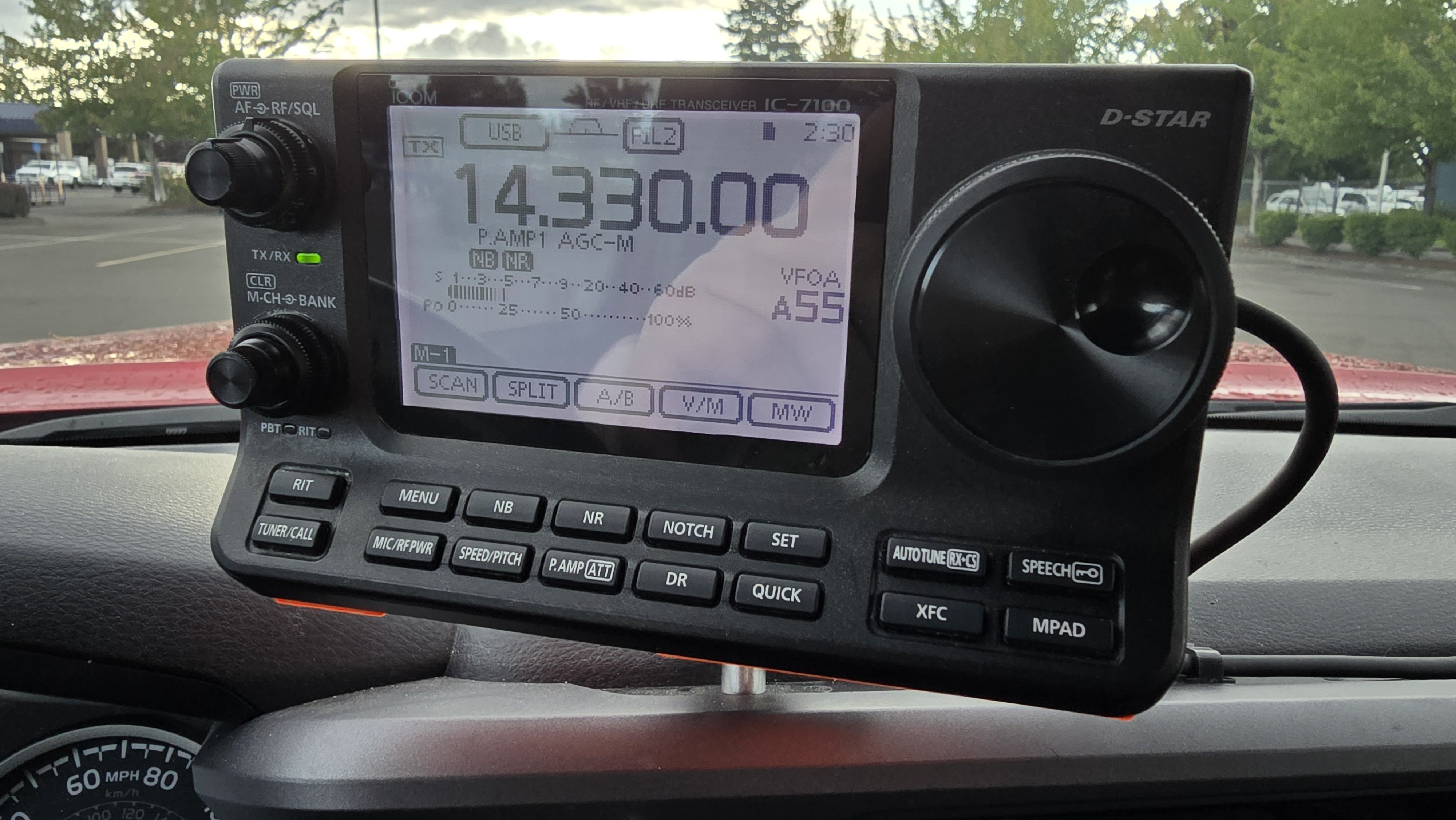 Icom 7100 RAM Mount — miniatura 2