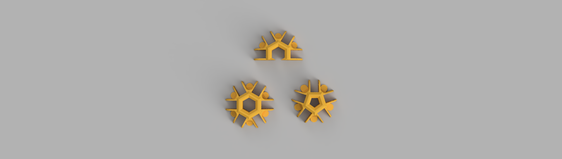 Geodesic Dome connectors 3D model