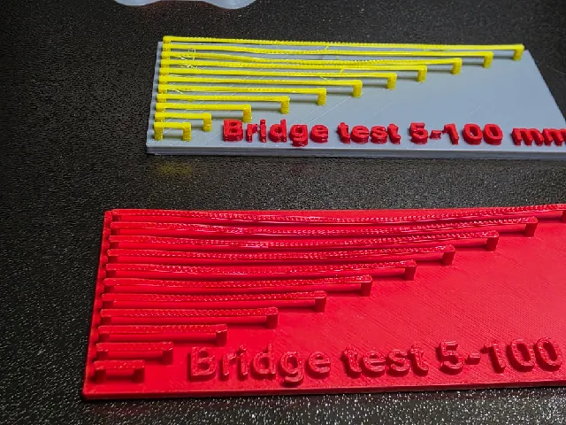3d Printer bridge test