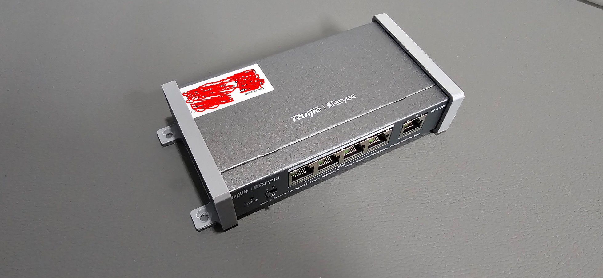 Mount Bracket for Ruijie Reyee RG-ES205GC-P POE Switch