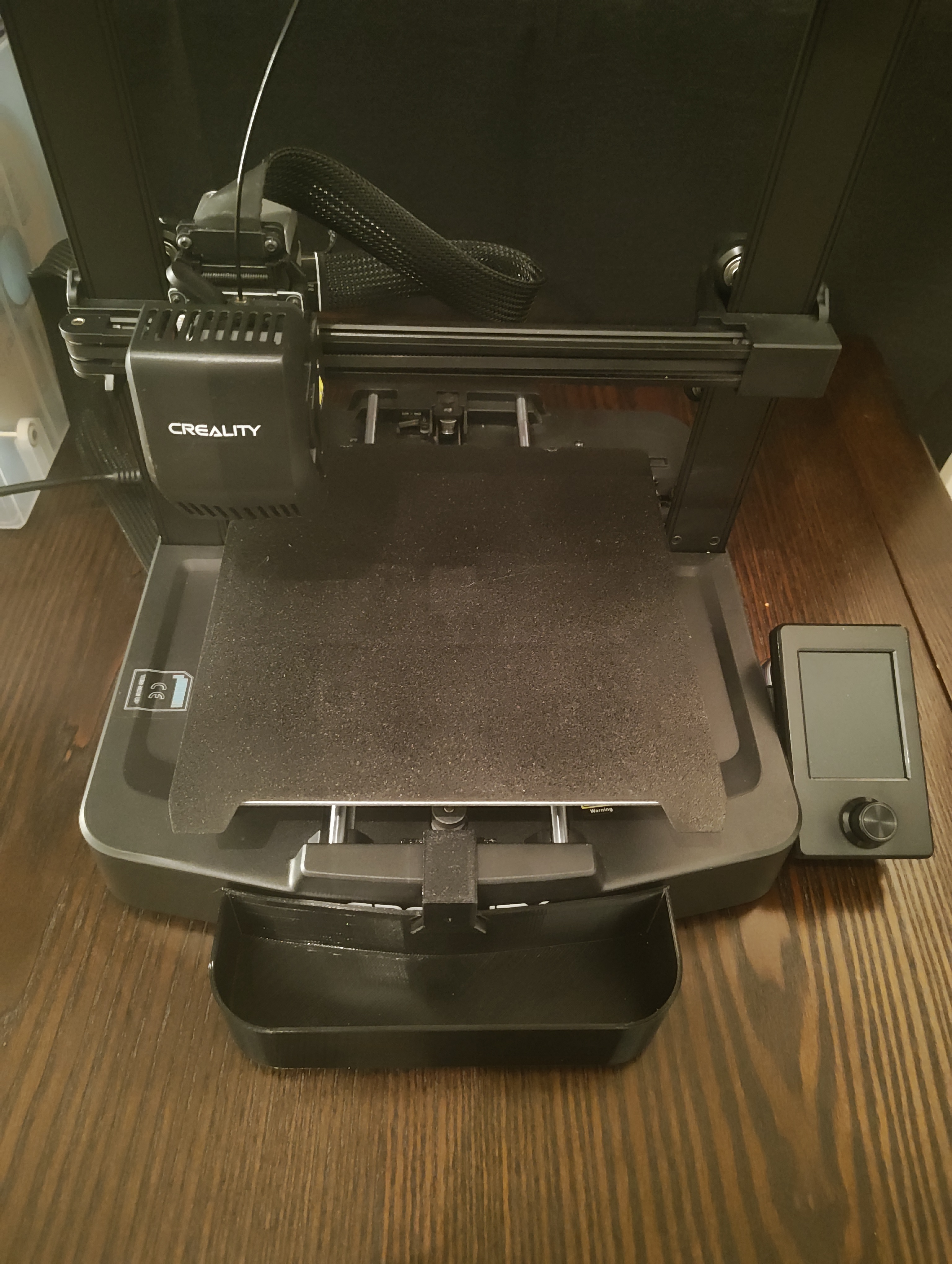 Front mounted detachable bin for Ender 3 V3 SE / KE 3D model