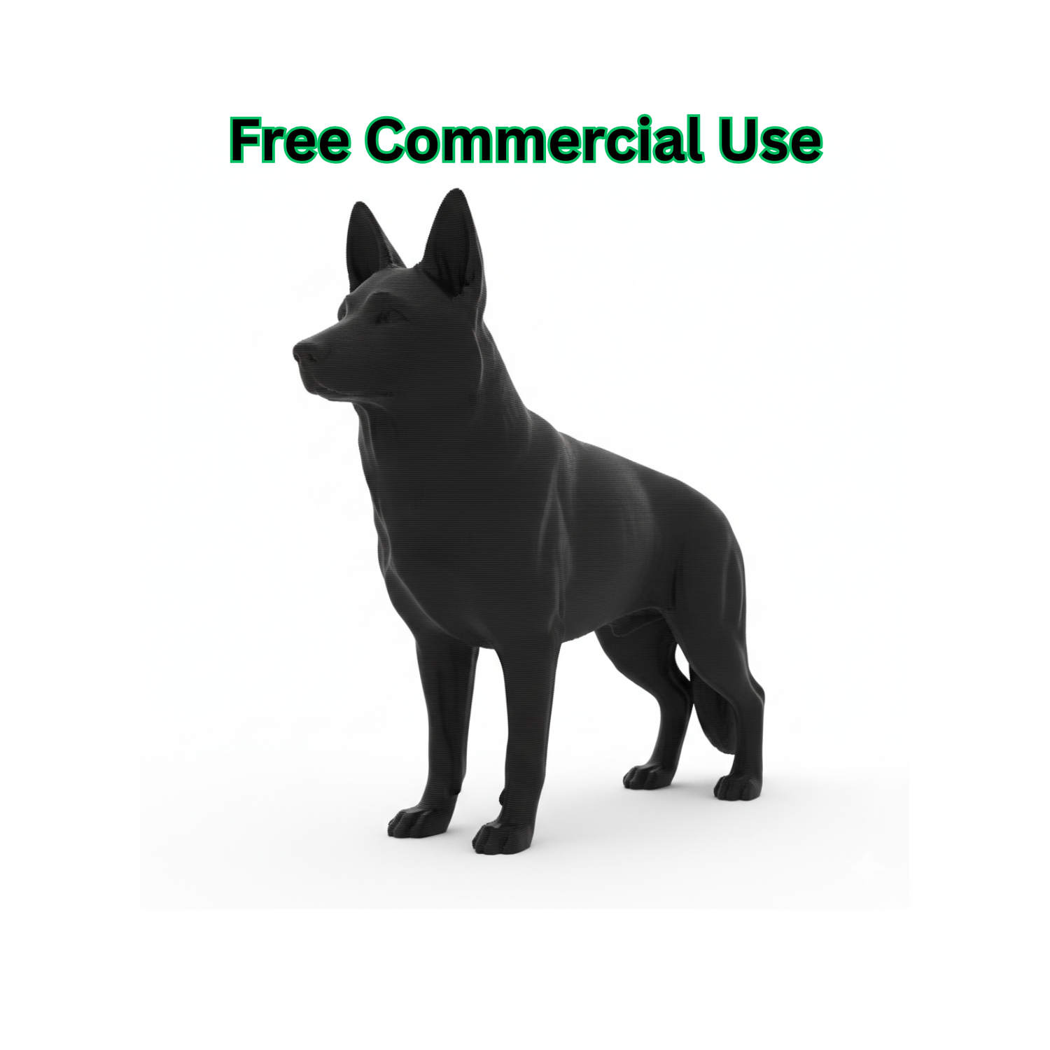 German Shepherd Dog Figurine