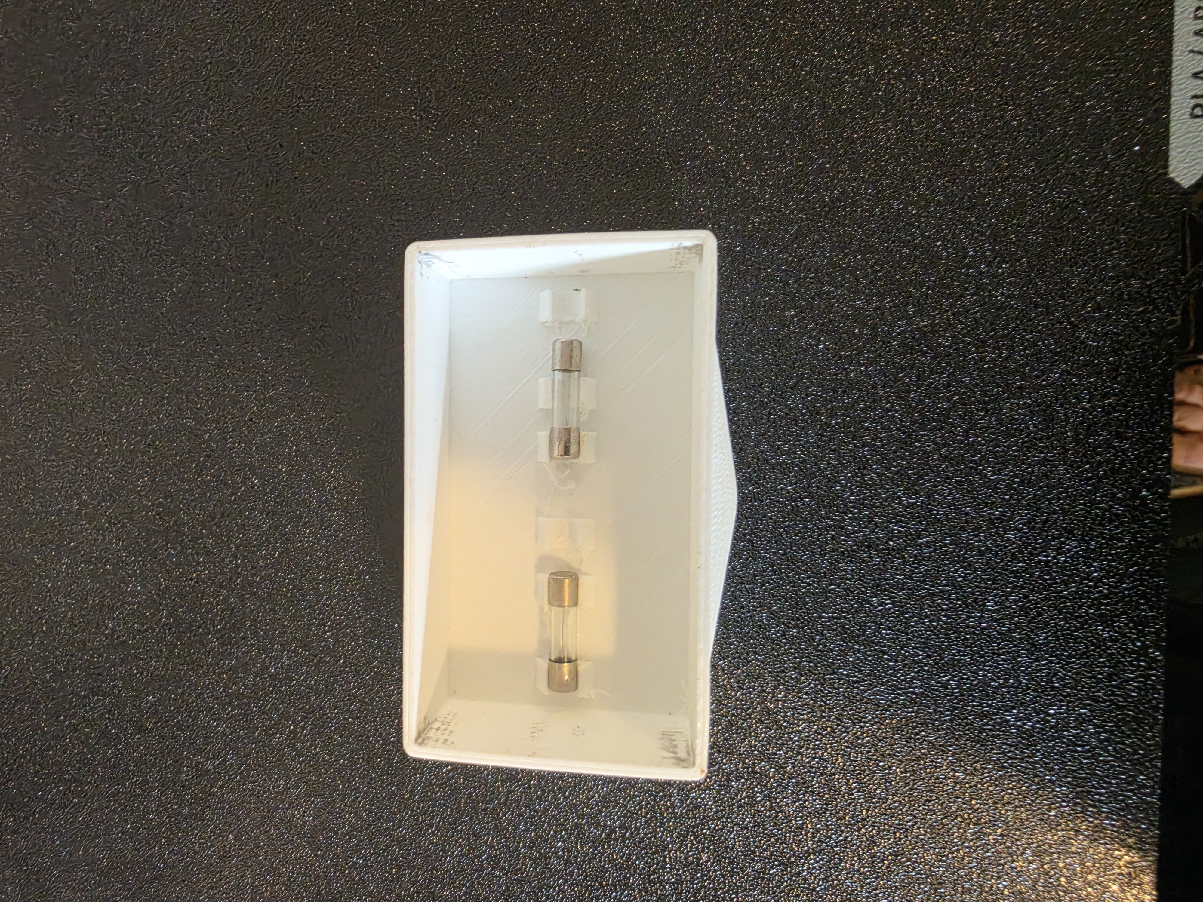 QED Metal Detector Battery cover with Fuse holder built in