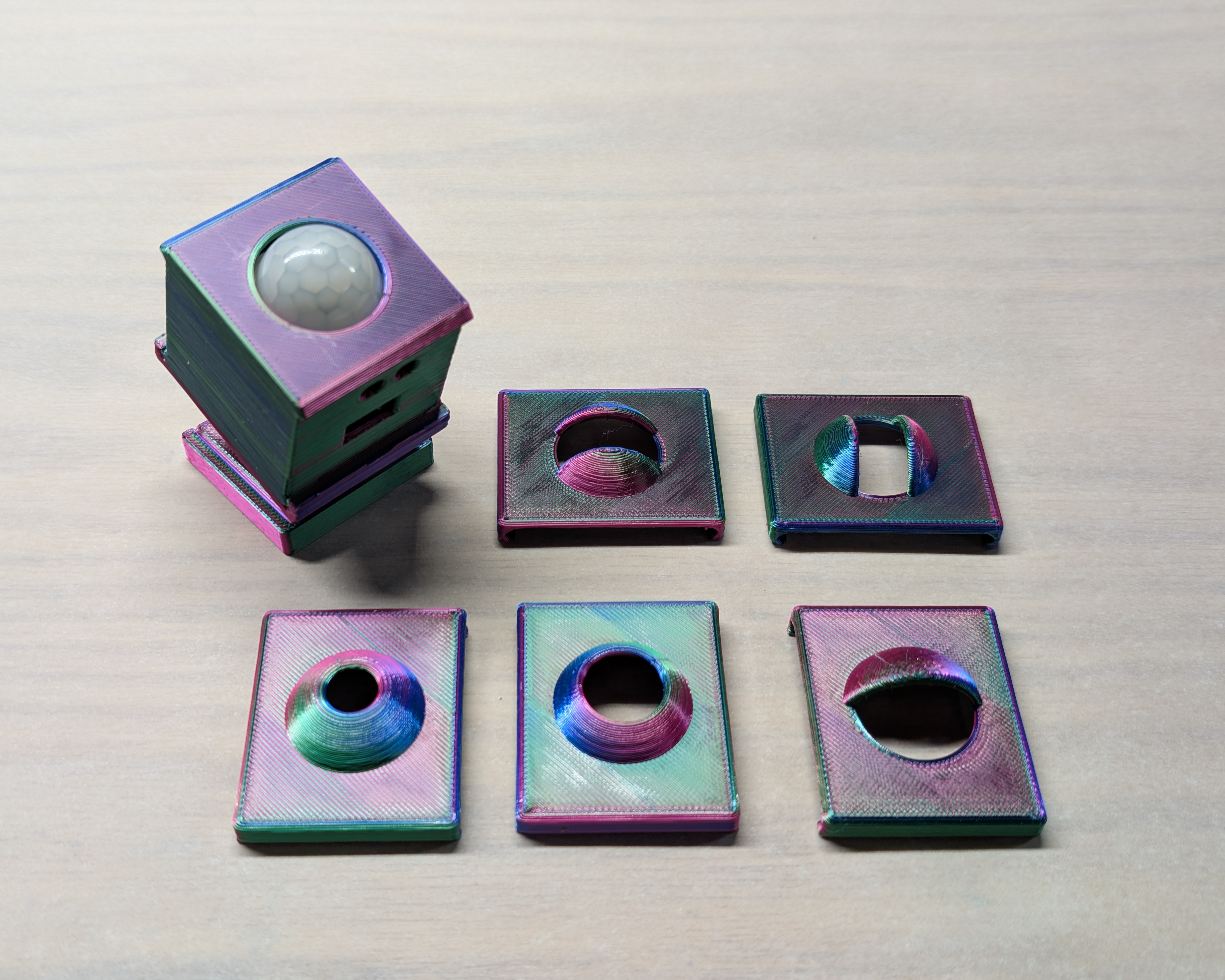 Motion Sensor (PIR) Mount with Field of View Shields